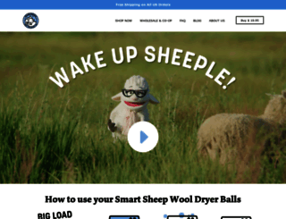 smart-sheep-dryer-balls.myshopify.com screenshot
