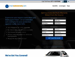 smartautowarranty.com screenshot