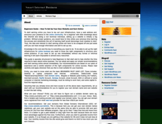 smartbiznet.wordpress.com screenshot