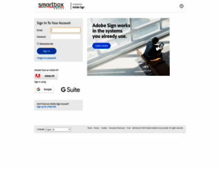 smartbox.echosign.com screenshot