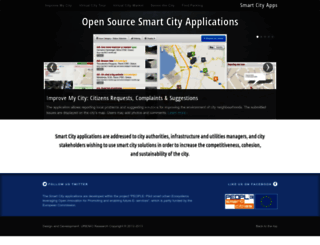 smartcityapps.urenio.org screenshot