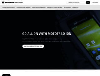 smartcom.motorolasolutions.com screenshot