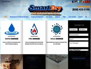 smartdryrestoration.com screenshot