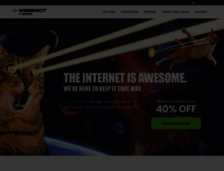 smarter.webroot.com screenshot