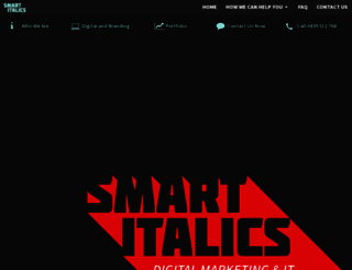 smartitalics.com.au screenshot