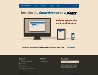 smartmenus.org screenshot