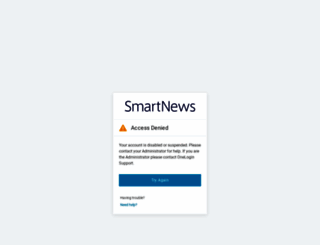 smartnews.onelogin.com screenshot