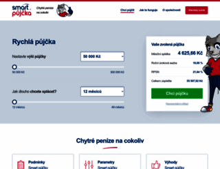 smartpujcka.cz screenshot
