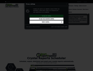 smartreportorganizer.com screenshot
