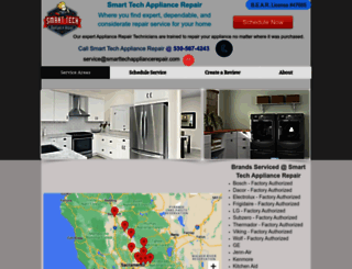 smarttechappliancerepair.com screenshot