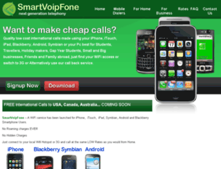 smartvoipfone.com screenshot