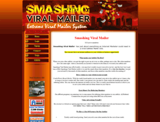 smashingviralmailer.com screenshot