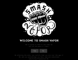 smashvapor.com screenshot
