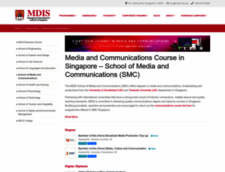 smc.mdis.edu.sg screenshot