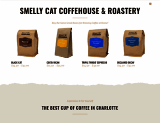 smellycatcoffee.com screenshot