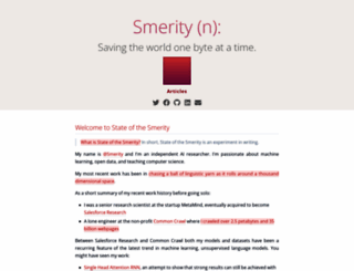 smerity.com screenshot