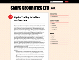 smifssecurities.wordpress.com screenshot