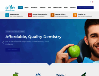 smile-dentalcare.co.uk screenshot