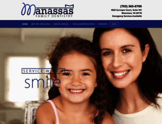 smile-manassas.com screenshot