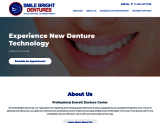 smilebrightdenture.com screenshot