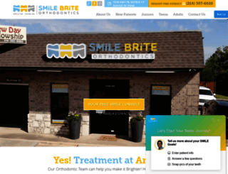 smilebriteorthodontics.com screenshot