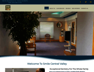 smilecentralvalley.com screenshot