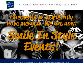 smileinstyleevents.com screenshot