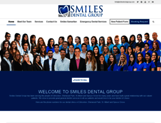 smilesdentalgroup.com screenshot