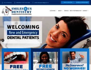 smilesrusdentistry.com screenshot