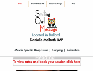 smilingowlmassage.com screenshot