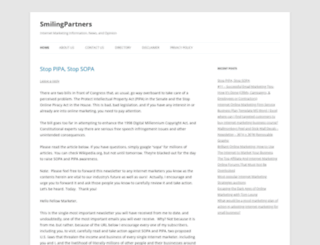 smilingpartners.com screenshot