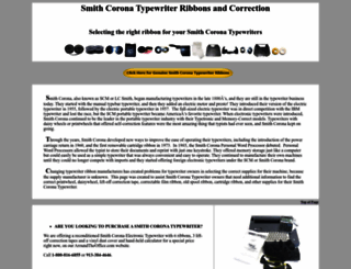 smithcoronatypewriter.com screenshot