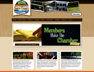 smithcountychamber.org screenshot