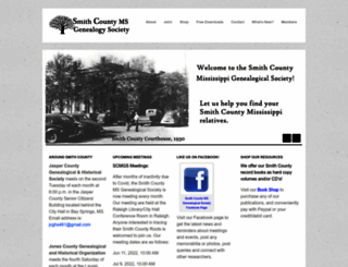 smithcountygenealogy.org screenshot