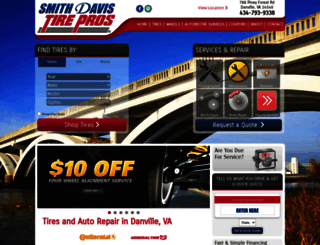 smithdavistire.com screenshot