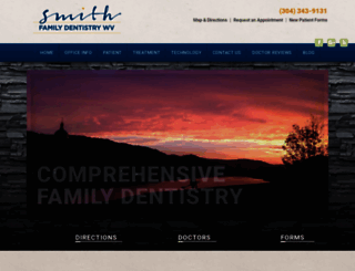 smithfamilydentistrywv.com screenshot