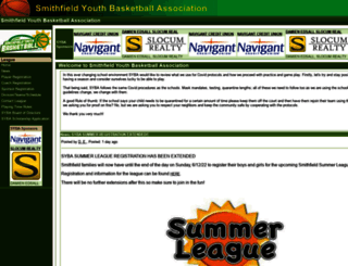 smithfieldyouthbasketball.com screenshot