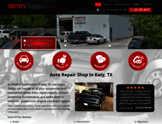 smithsautorepairkaty.com screenshot