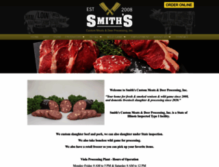 smithsdeerprocessing.com screenshot