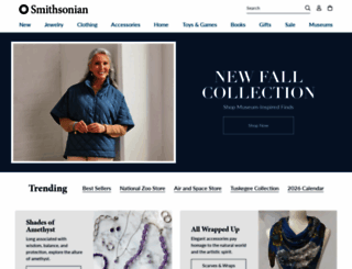smithsonianstore.com screenshot
