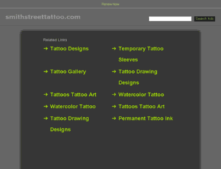 smithstreettattoo.com screenshot