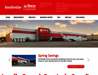 smithvillehomehardware.ca screenshot