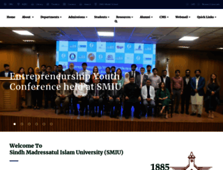 smiu.edu.pk screenshot