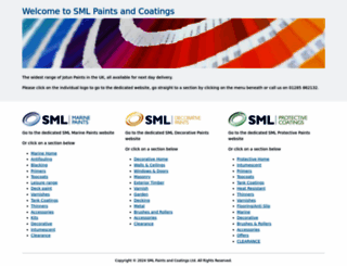 smlpaintsandcoatings.co.uk screenshot