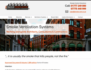smoke-vent.co.uk screenshot