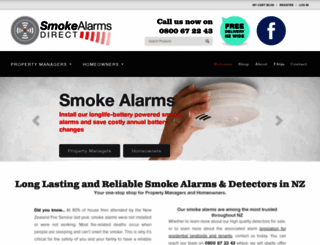 smokealarmsdirect.co.nz screenshot