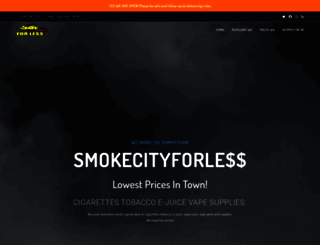 smokecityforless.com screenshot
