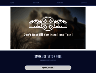 smokedetectorpole.com screenshot