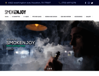 smokenjoyhouston.com screenshot