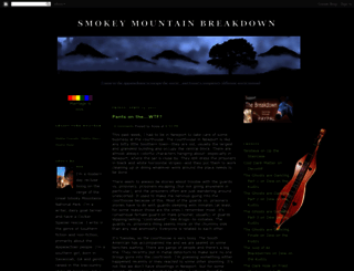 smokeymountainbreakdown.blogspot.com screenshot